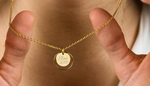 PN#02 (Personalized Round Shape Design Necklace w/ name or initials)