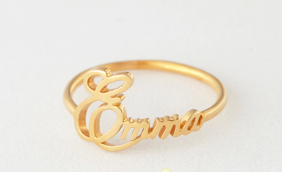 PR#01 (Name and Initial Personalized Ring)